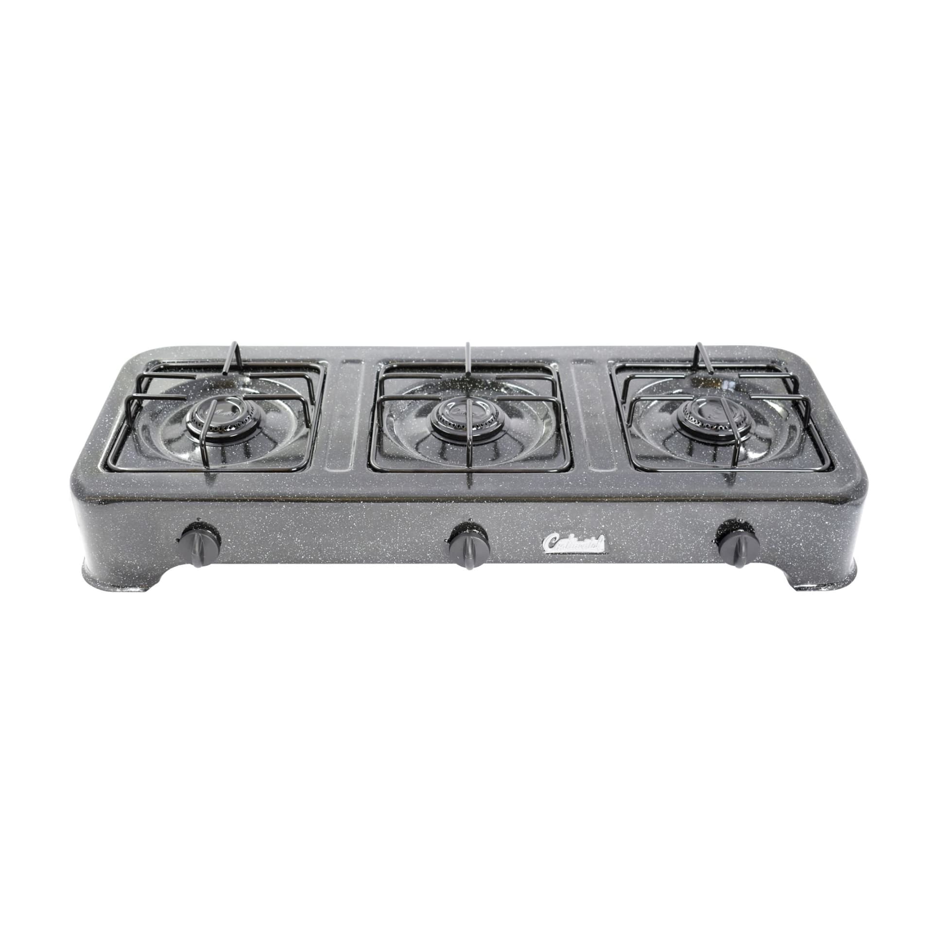Estufa de Mesa de Gas Propano 3 Puestos Esmaltada / Continental