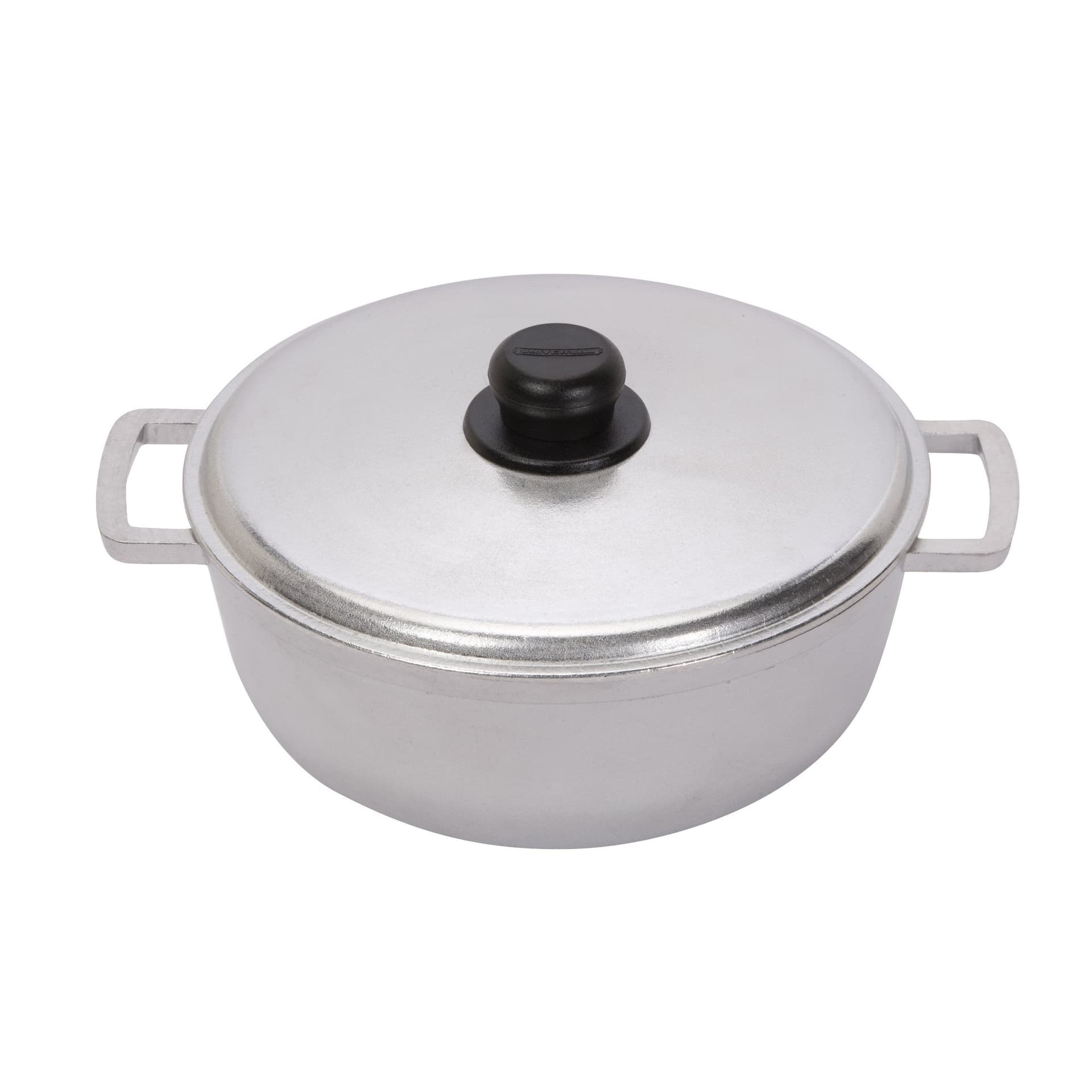 Caldero Aluminio Fundido con Tapa Fundida 50 cm / Universal