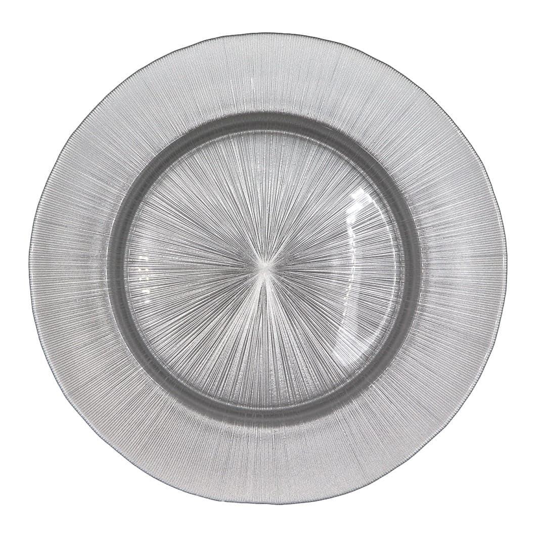 Plato Base Decorativo Silver 32.5 cm / Alana