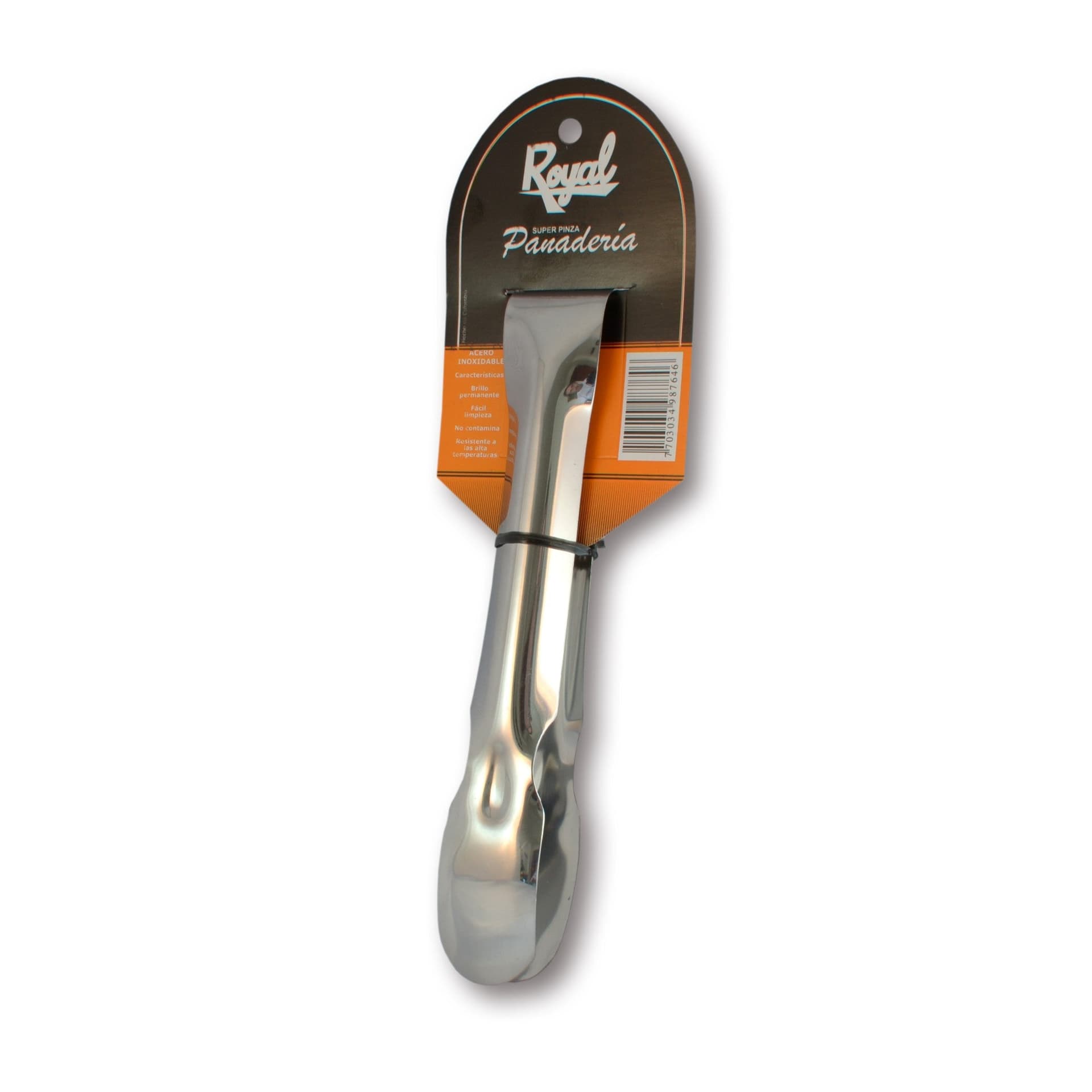Pinza Acero Inoxidable Super Panadería Royal / Maluma